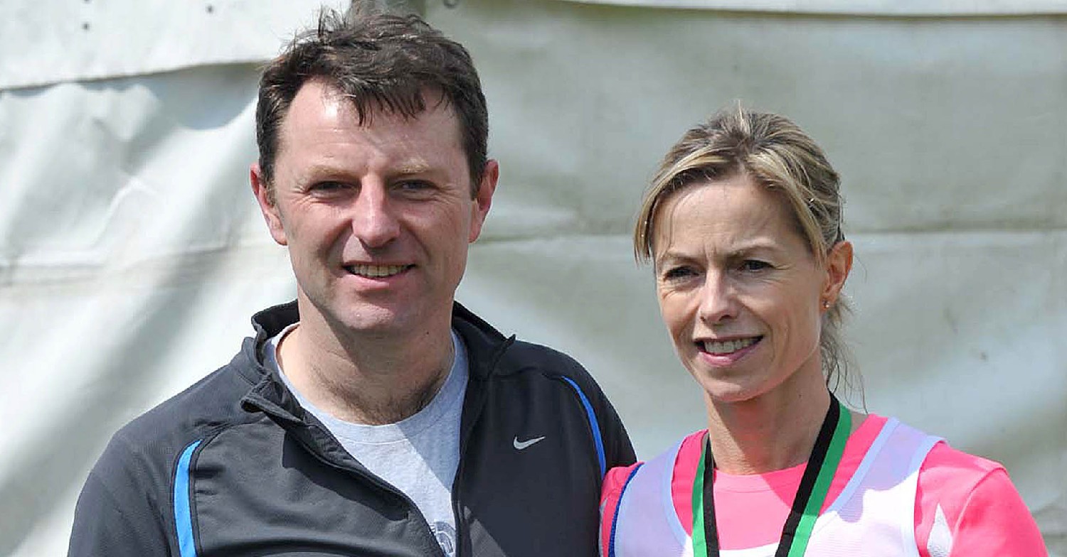 Kate and Gerry McCann smiling