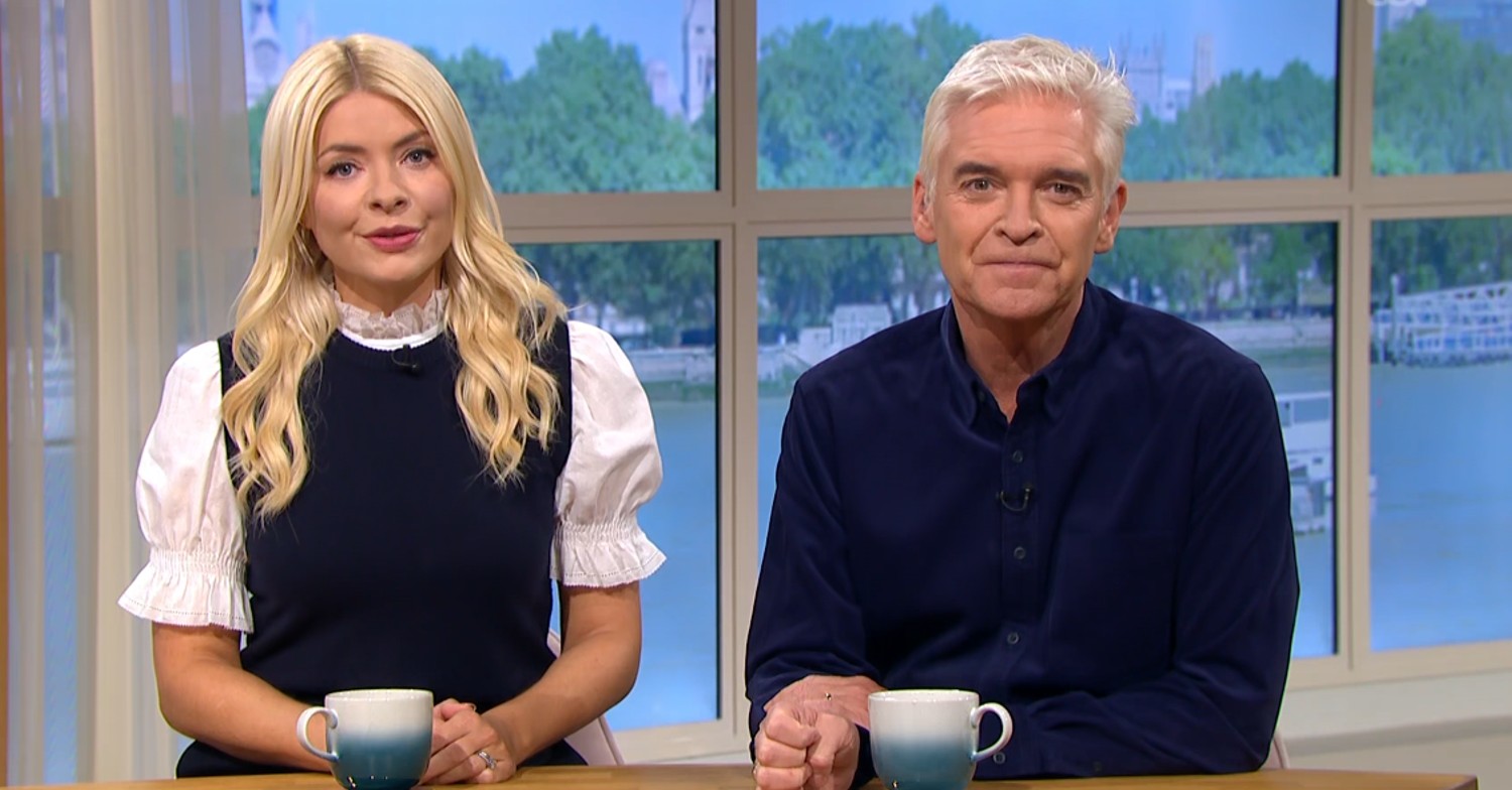 Phillip Schofield and Holly Willoughby on This Morning today