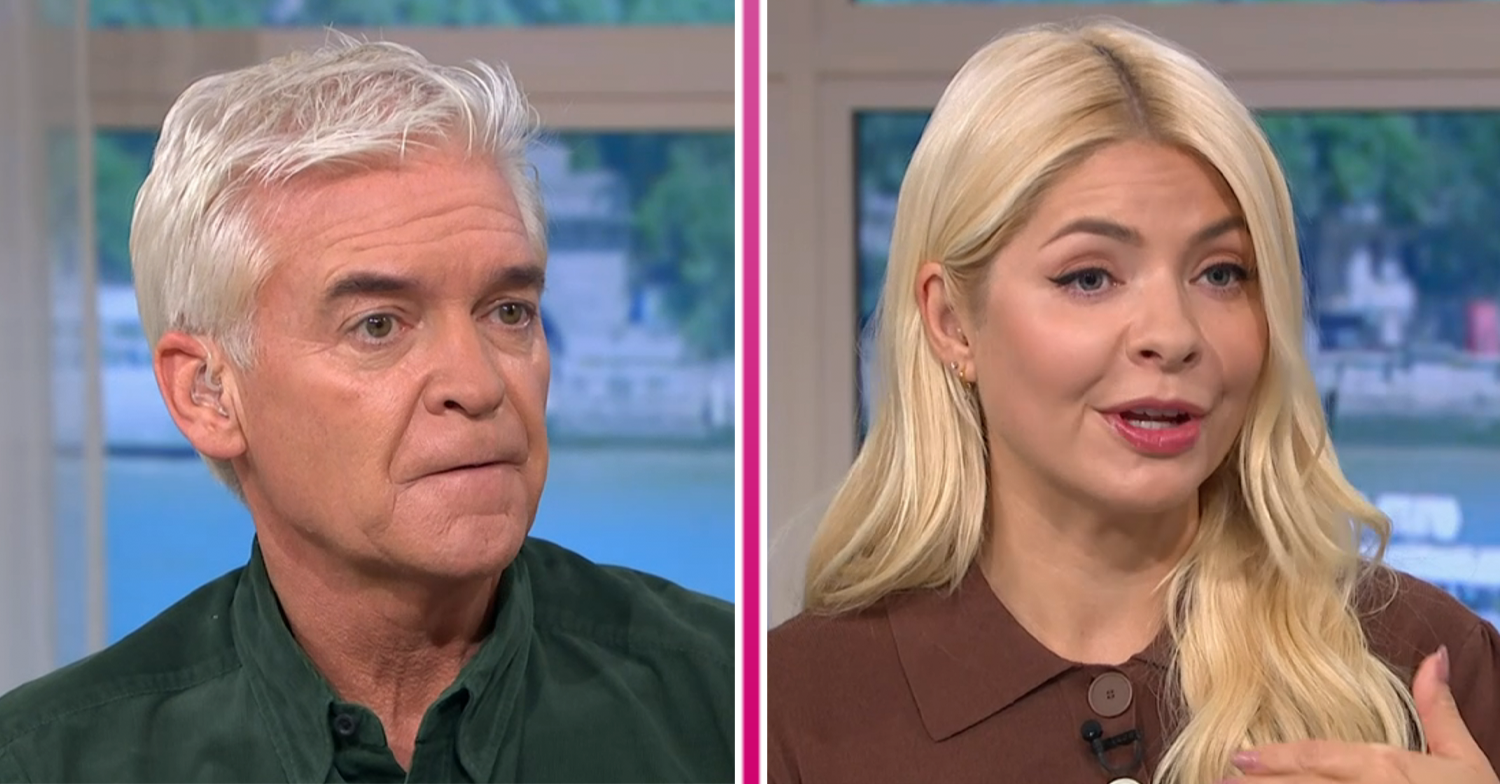 Holly Willoughby and Phillip Schofield presenting This Morning