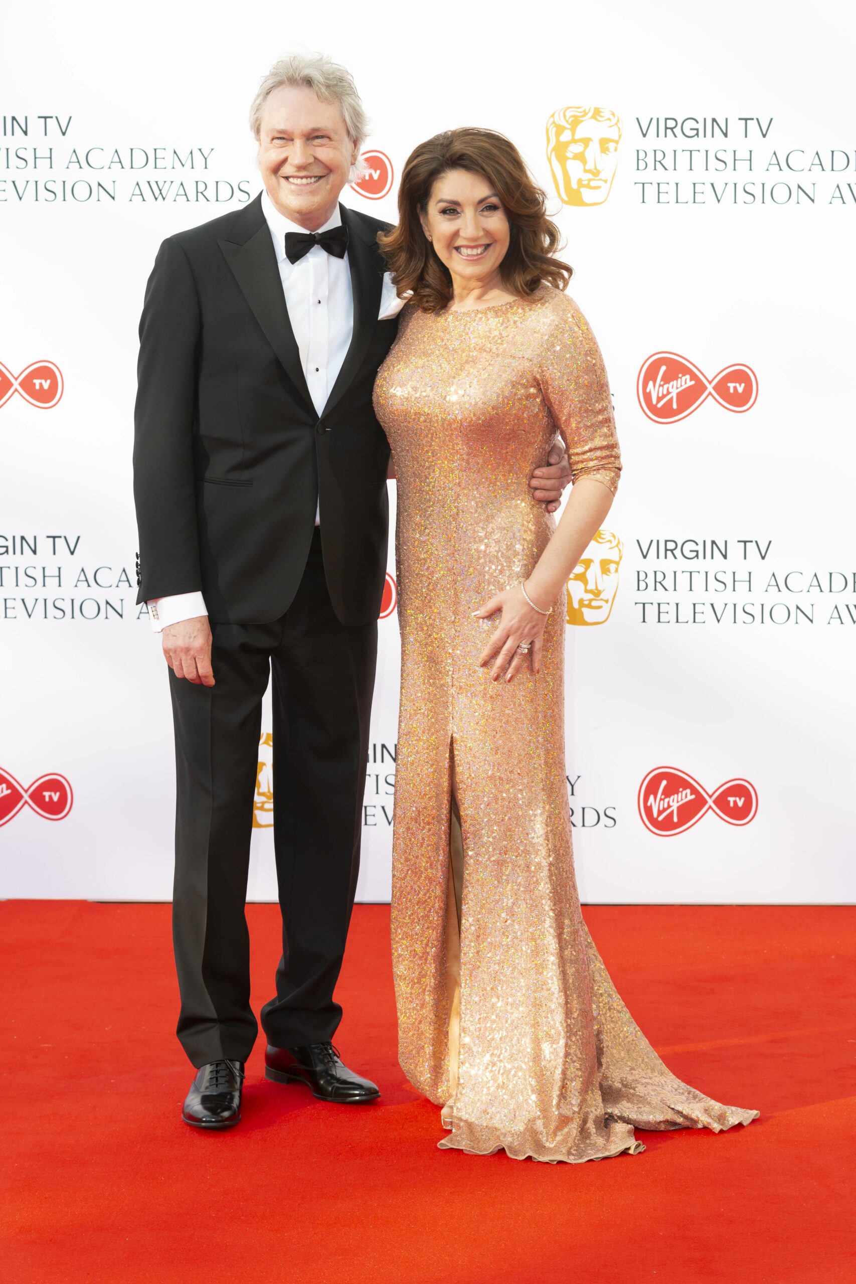 Jane McDonald with her late fiancé Ed
