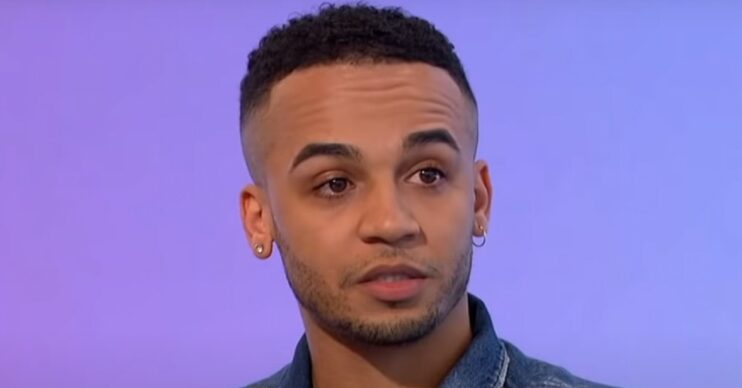 Aston Merrygold looking concerned