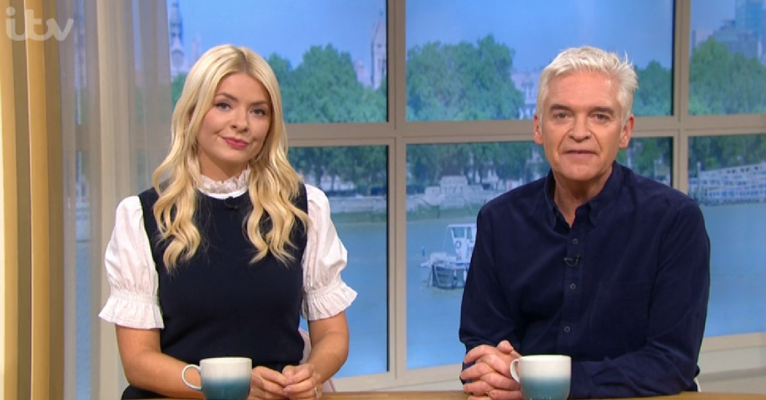 Holly Willoughby and Phillip Schofield on This Morning