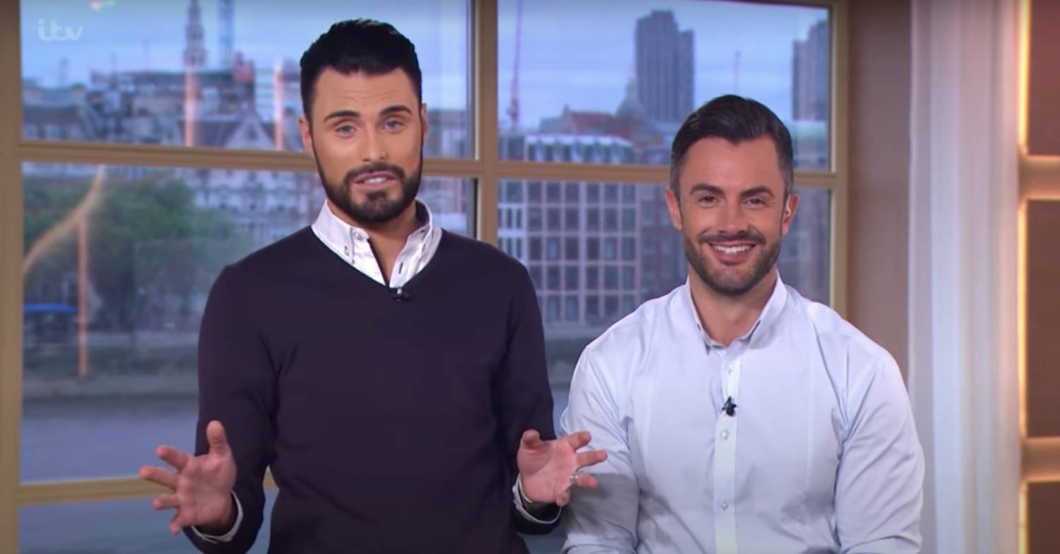 Rylan Clark presents This Morning alongside Dan Neal