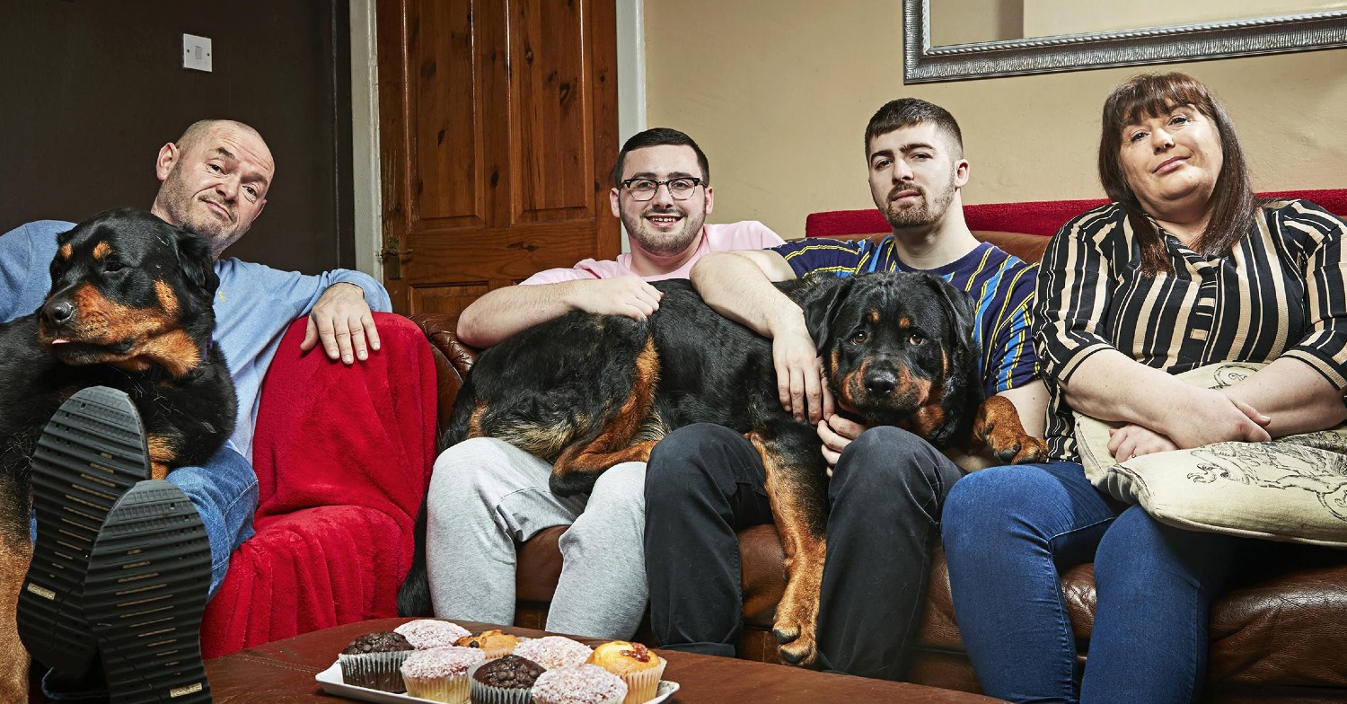 The Malone family on Channel 4's Gogglebox