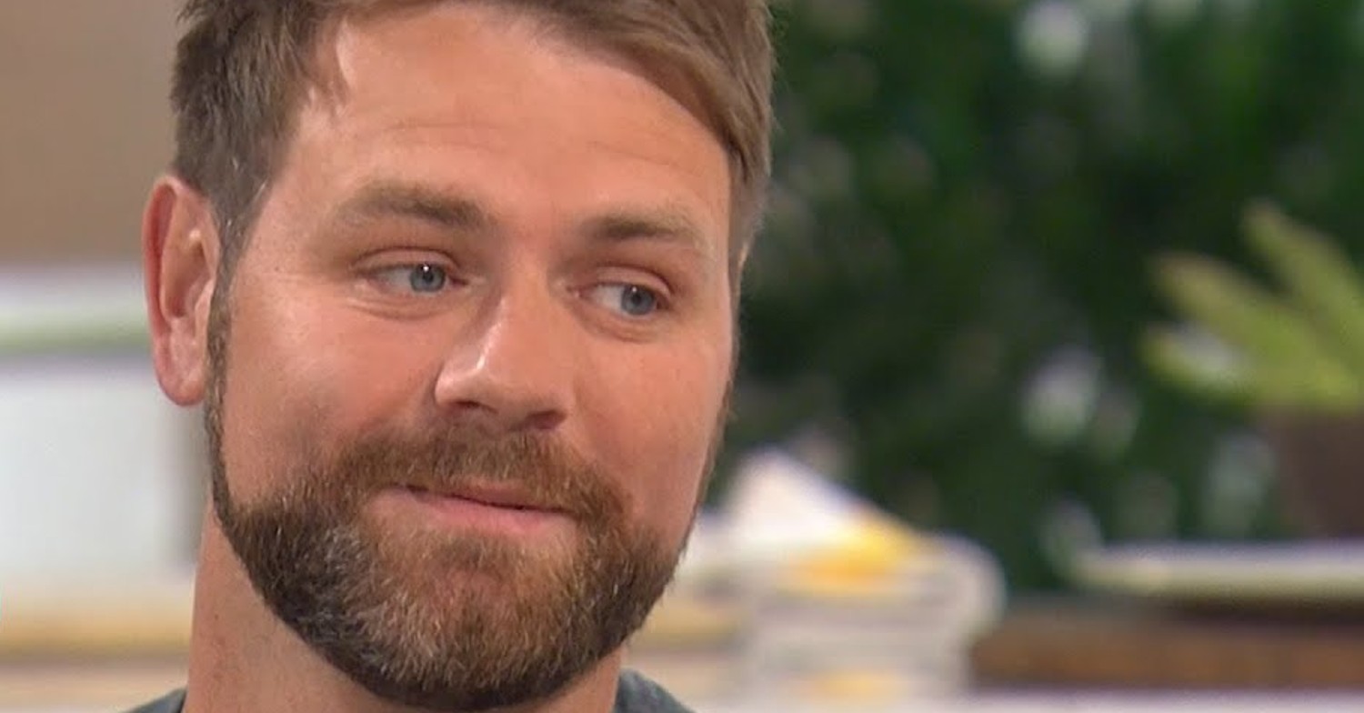 Westlife singer Brian McFadden smiling