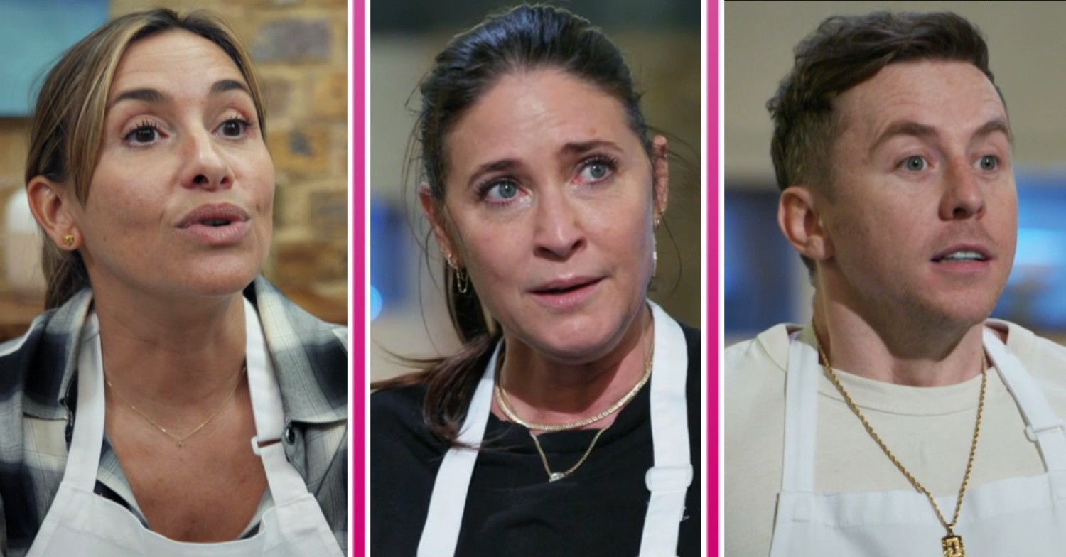 Mel Blatt, Lisa Snowdon, Danny Jones on Celebrity Masterchef 2022