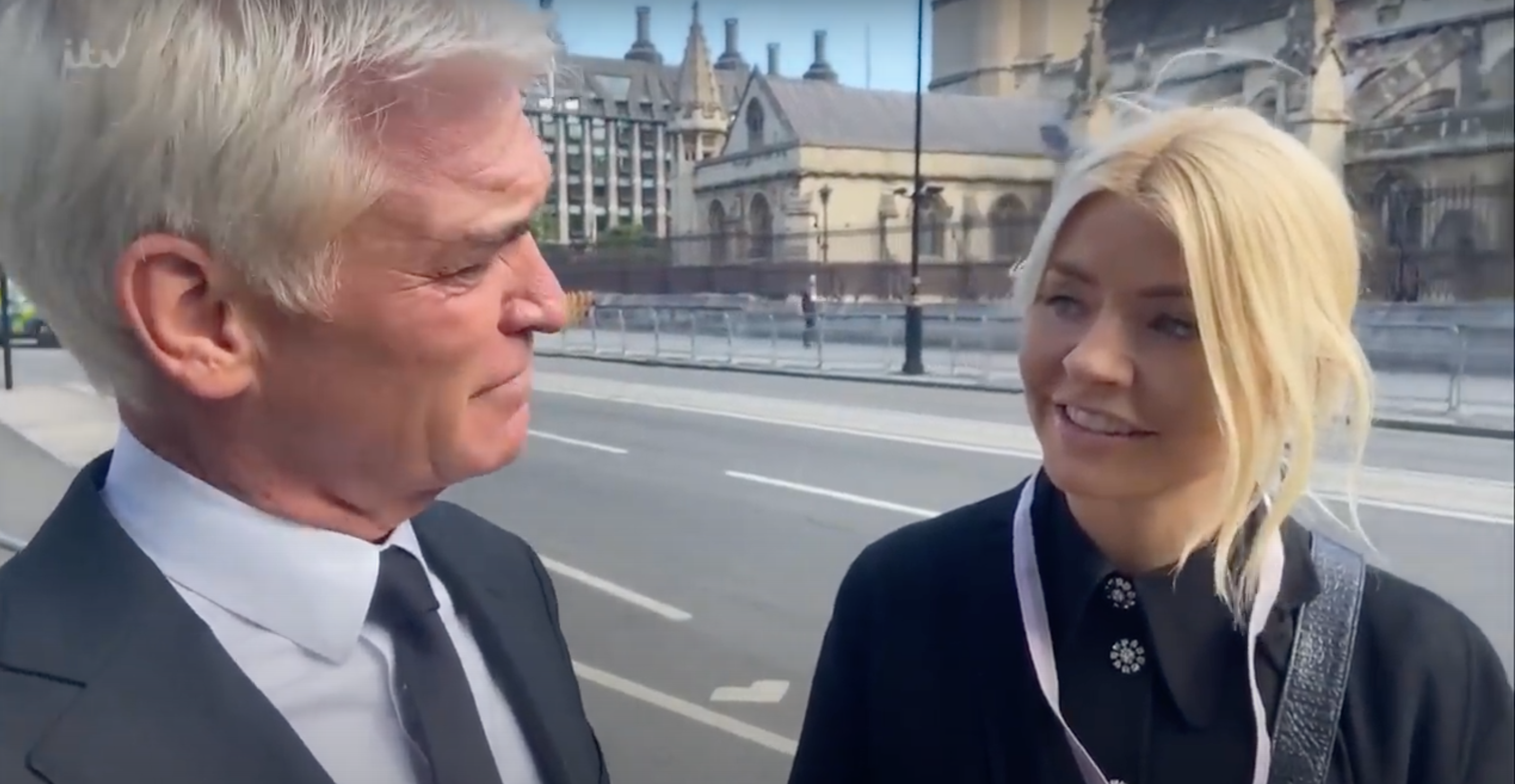 Holly and Phillip are seeing the Queen lying in state 