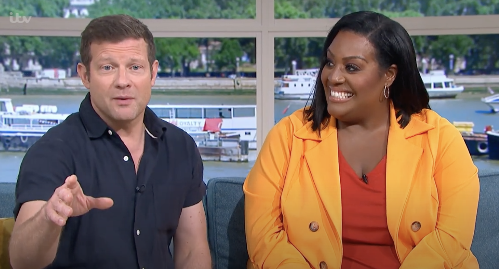 Alison Hammond and Dermot O'Leary presenting This Morning together