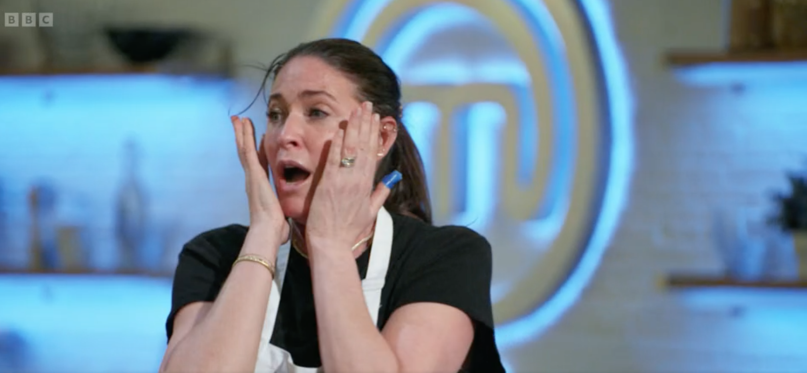 Lisa Snowdon on Celebrity Masterchef