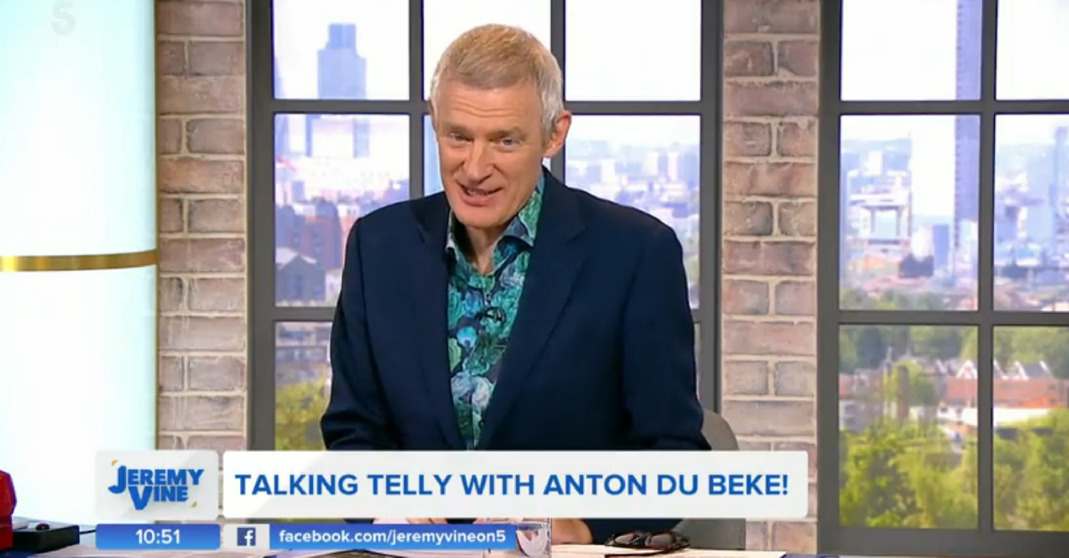 Jeremy Vine speaking to camera 