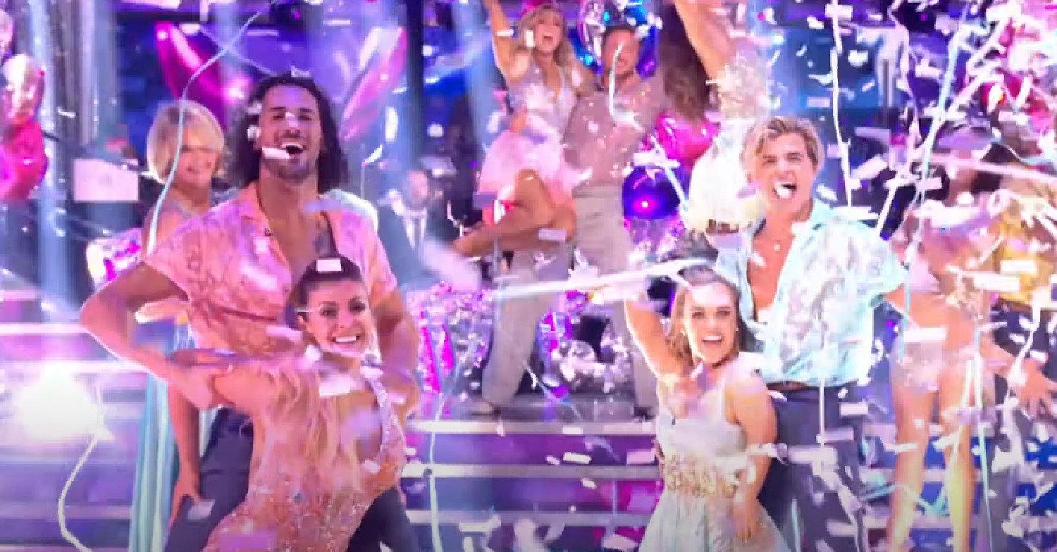 Strictly 2022 stars during a group dance