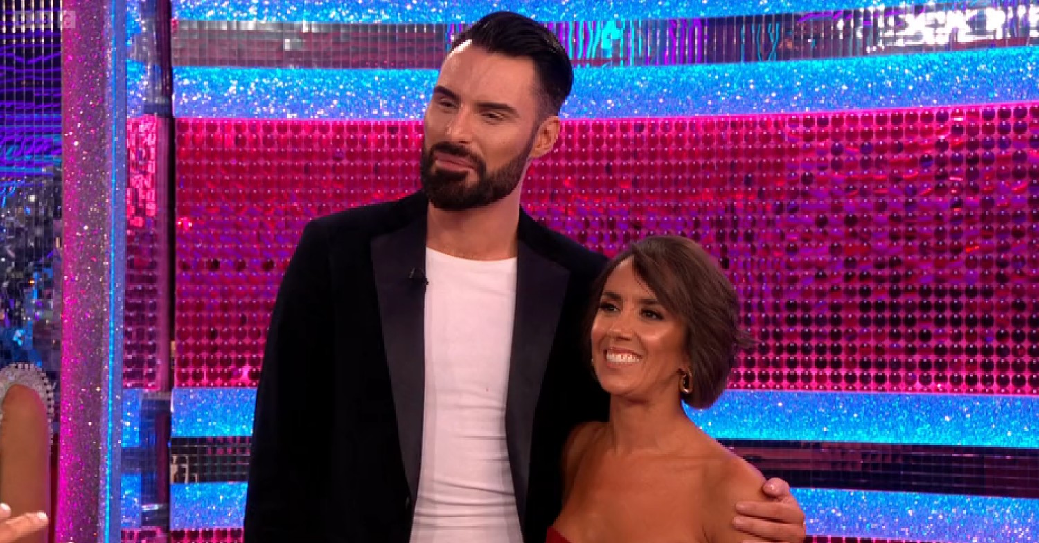 Rylan Clark and Janette Manrara on Strictly