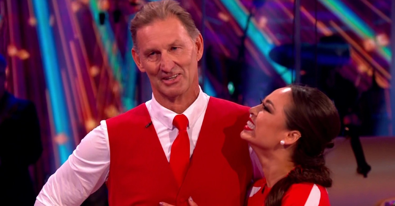 Katya Jones and Tony Adams on Strictly