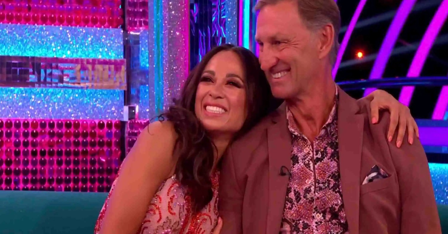 Katya Jones and Tony Adams on Strictly