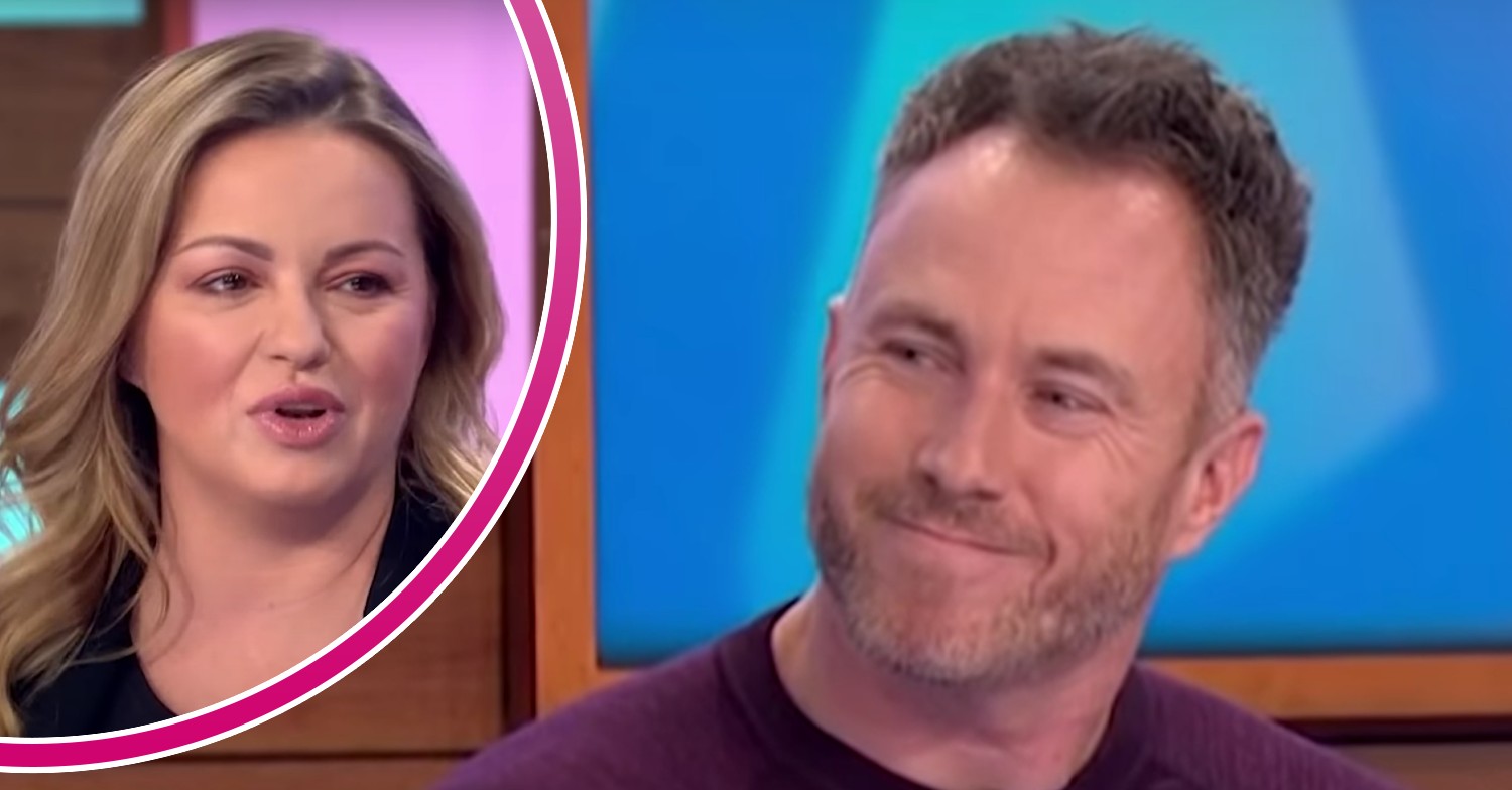 Strictly stars Ola and James Jordan on Loose Women