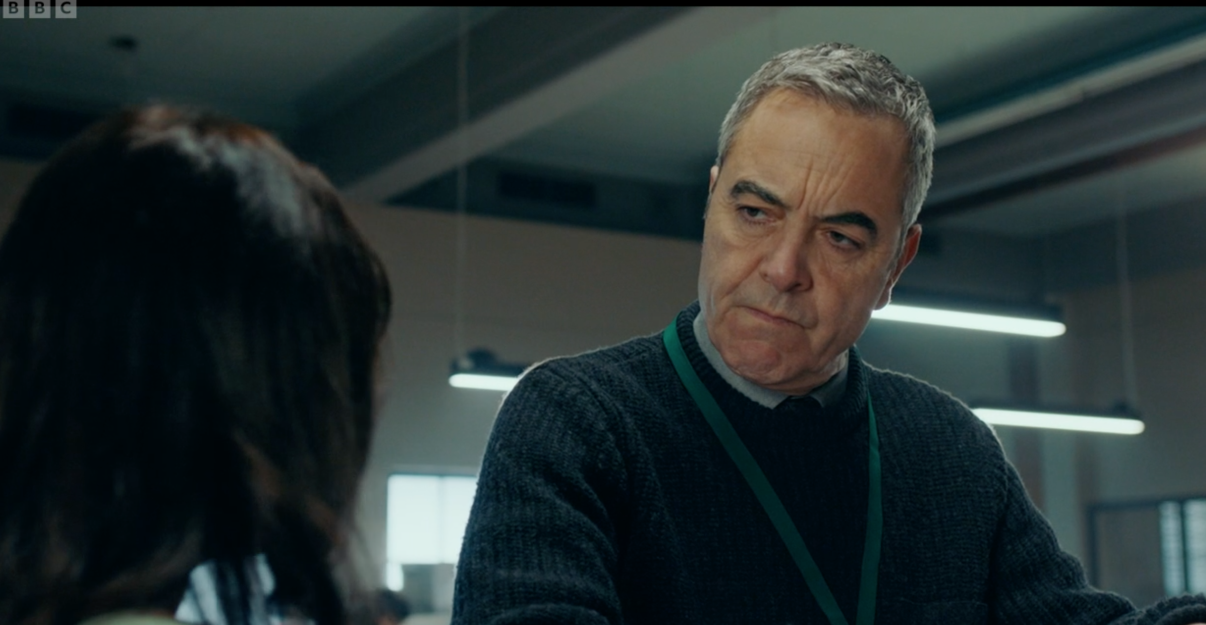 James Nesbitt looking shifty in Bloodlands