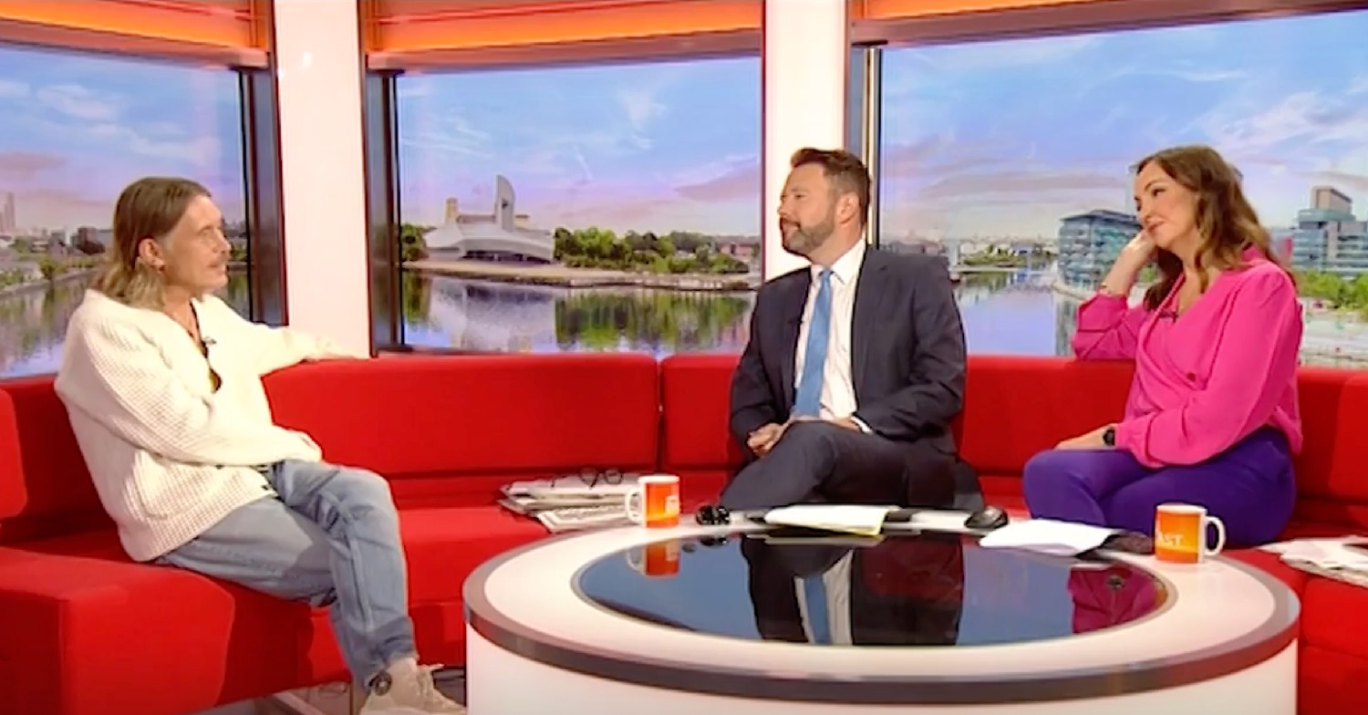 Mark Owen, Jon Kay, Sally Nugent on BBC Breakfast today