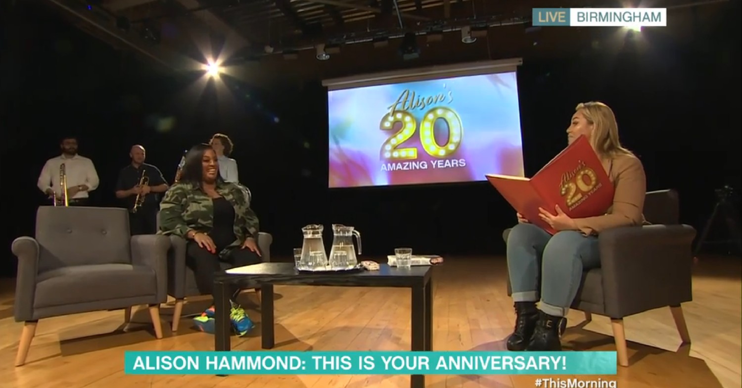 Alison Hammond and Josie Gibson sitting down to talk on This Morning today