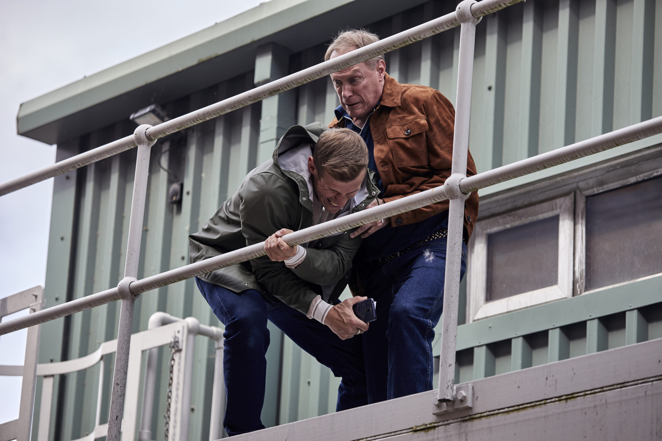 Coronation Street Stephen fighting with Leo
