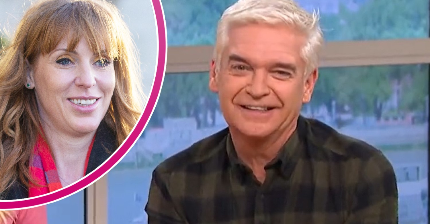 Angela Rayner and Phillip Schofield