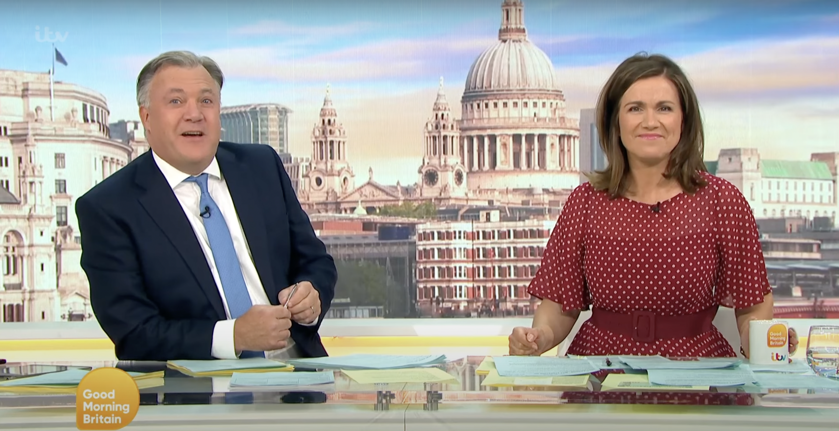 Ed Balls and Susanna Reid on Good Morning Britain