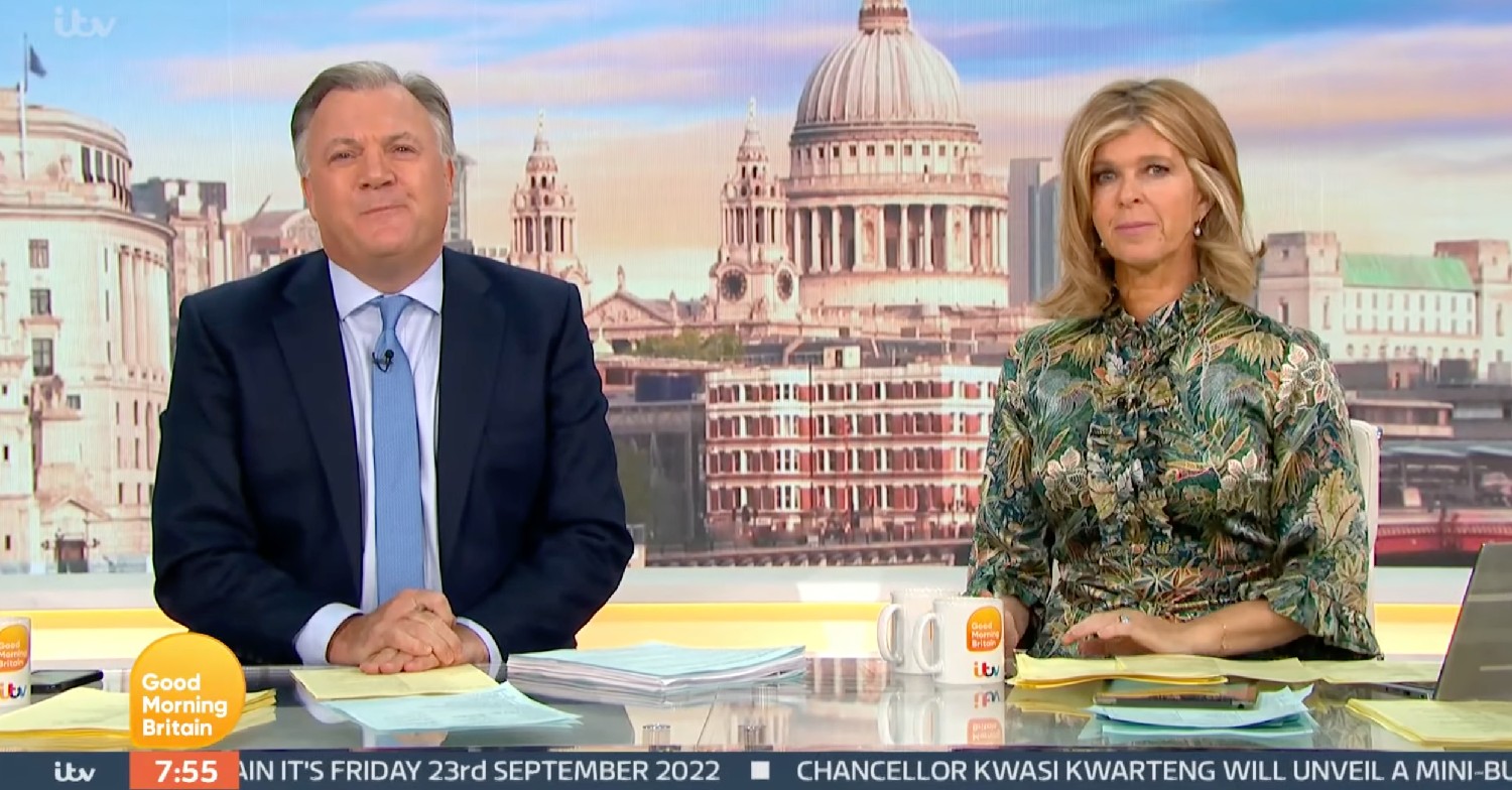 Ed Balls and Kate Garraway on GMB today