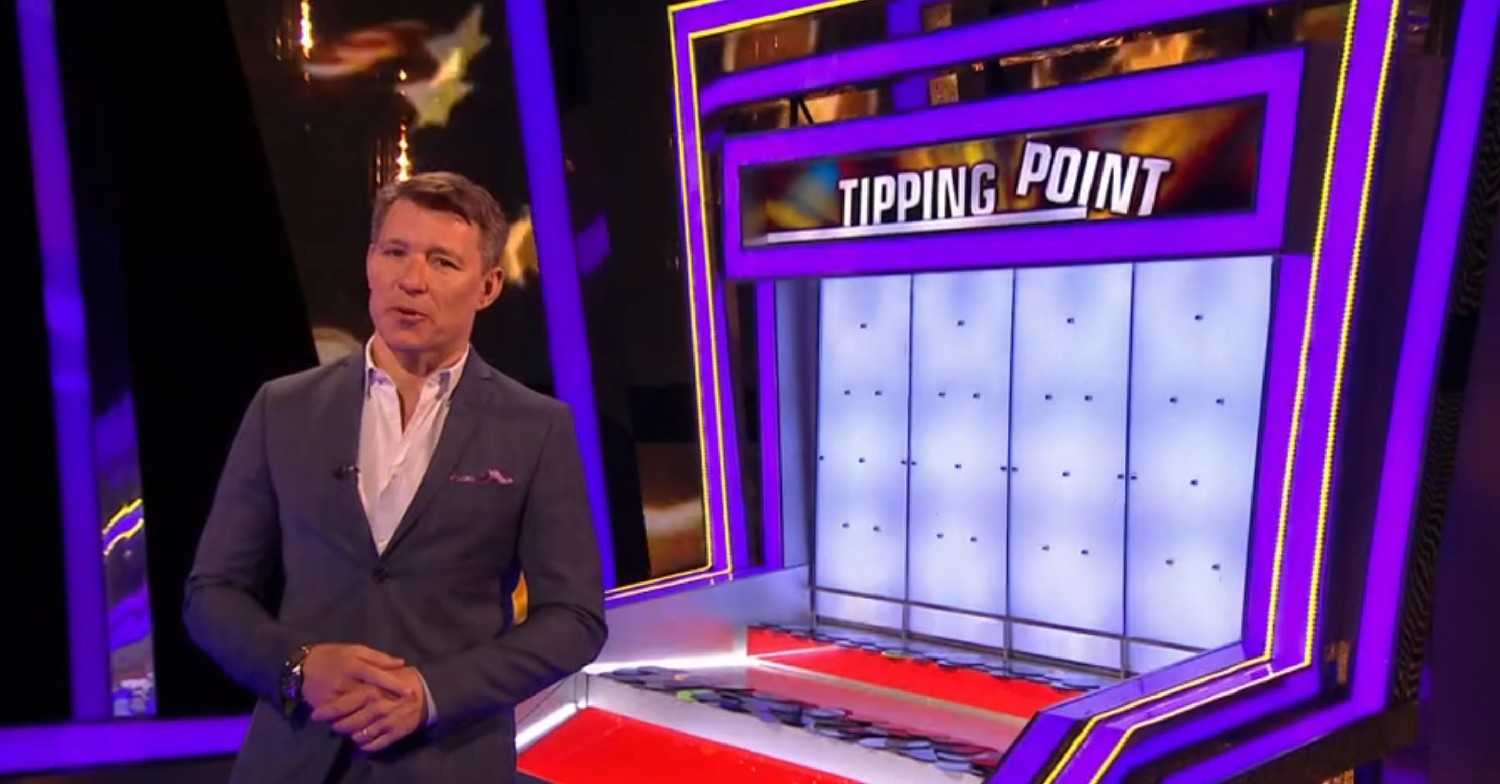 Ben Shephard and the Tipping Point machine
