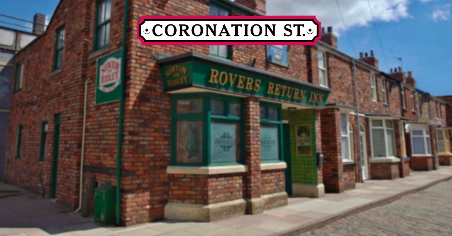 Coronation Street background and logo