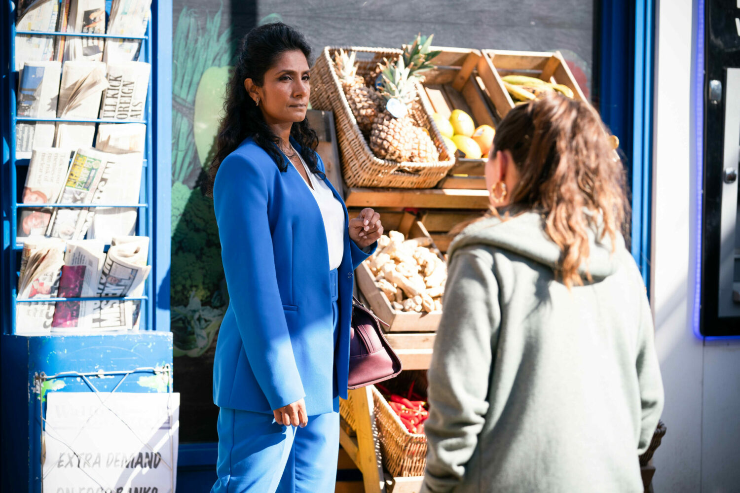 EastEnders Stacey giving Suki a talking to