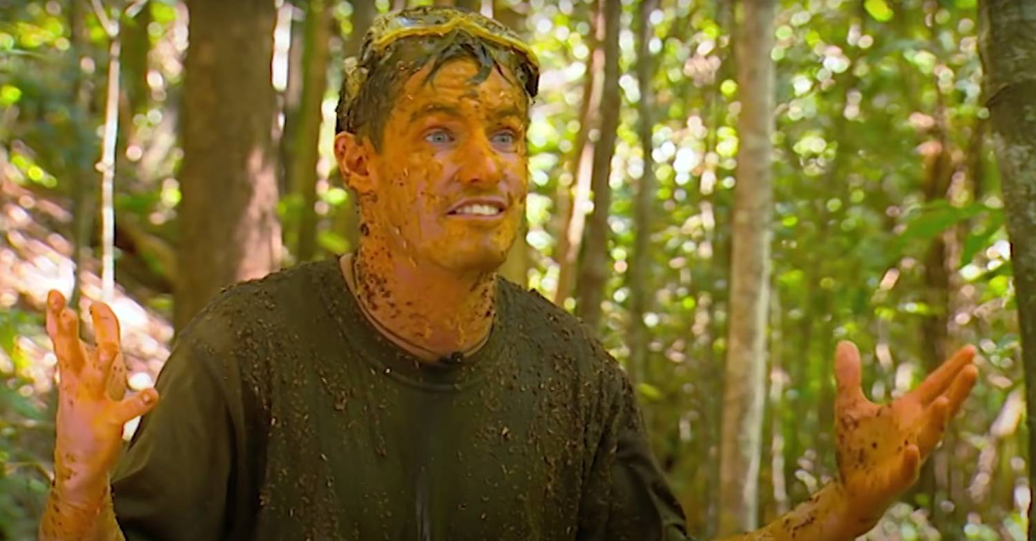 Dean Gaffney covered in slime