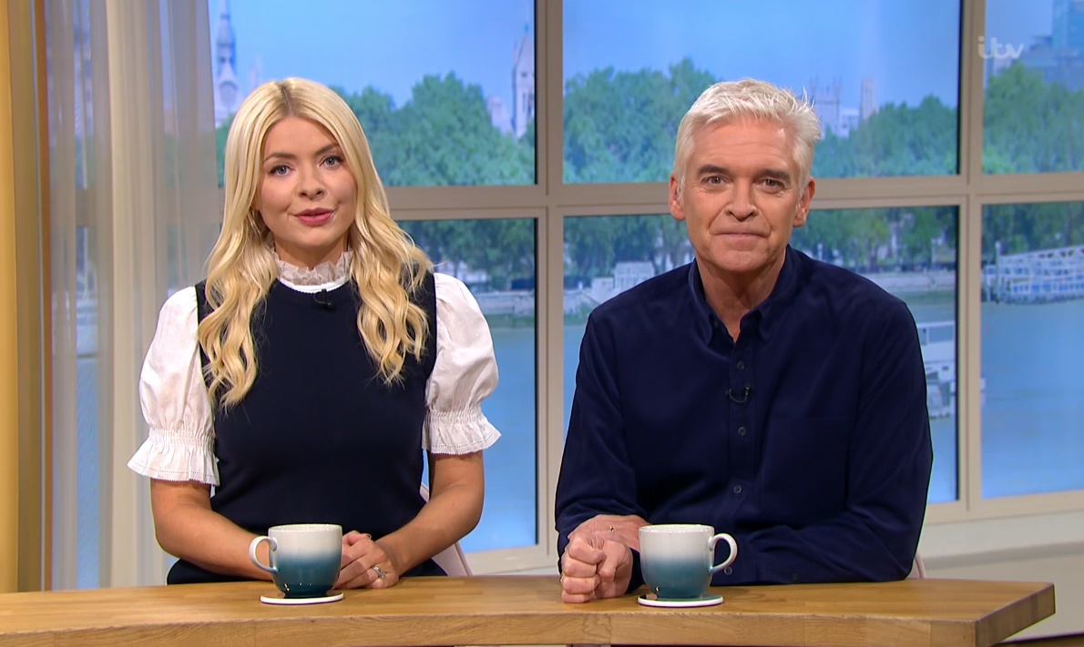 Holly Willoughby and Phillip Schofield on This Morning