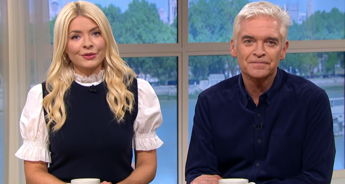 This Morning presenters Holly and Phil on the show