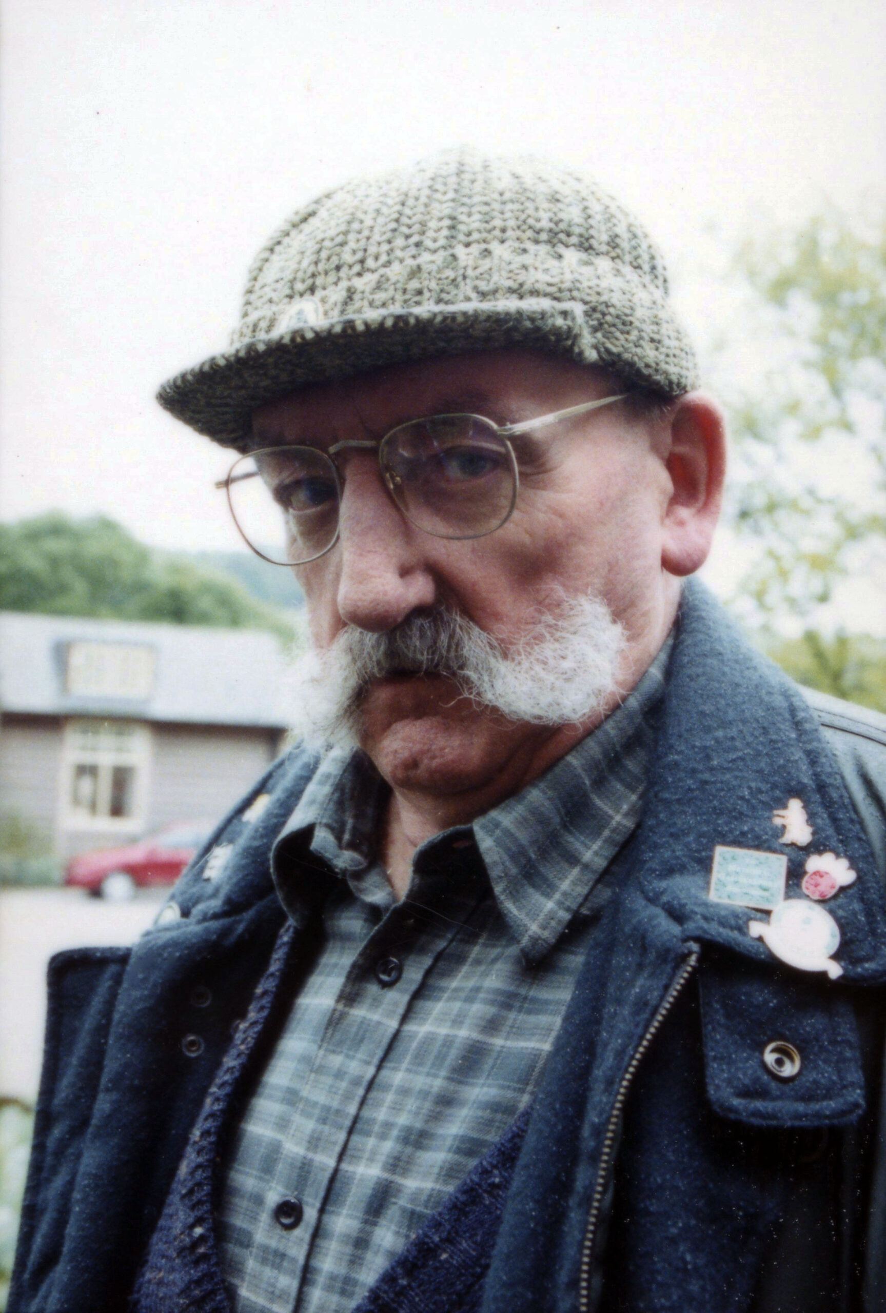 Seth Armstrong looks stern in Emmerdale