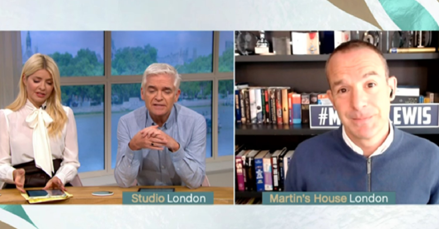 Holly Willoughby, Phillip Schofield, Martin Lewis on This Morning today