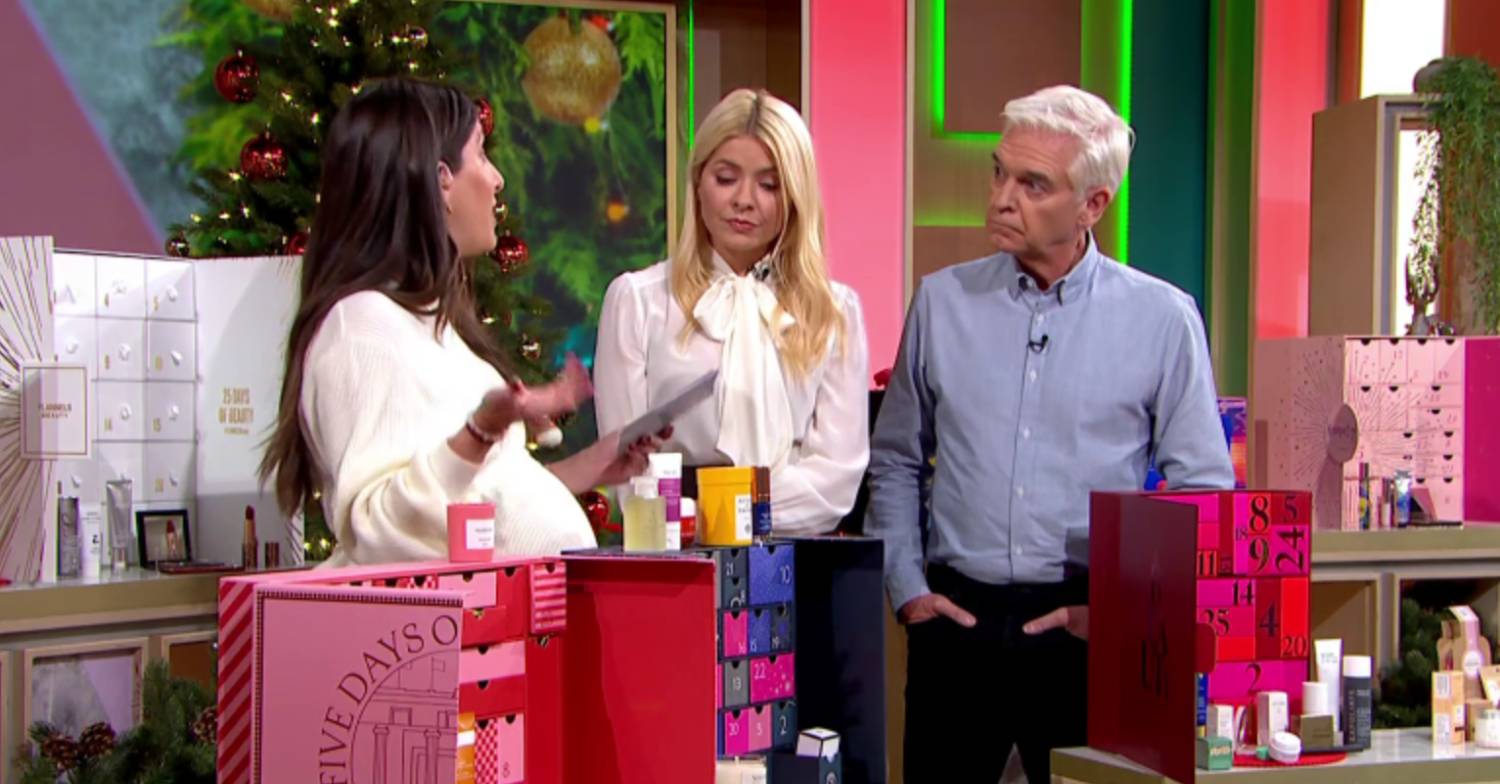 There was a segment about advent calendars on This Morning today