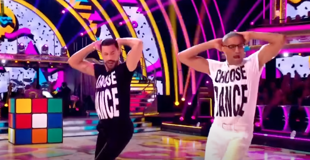 Giovanni and Richie do their first dance on Strictly 