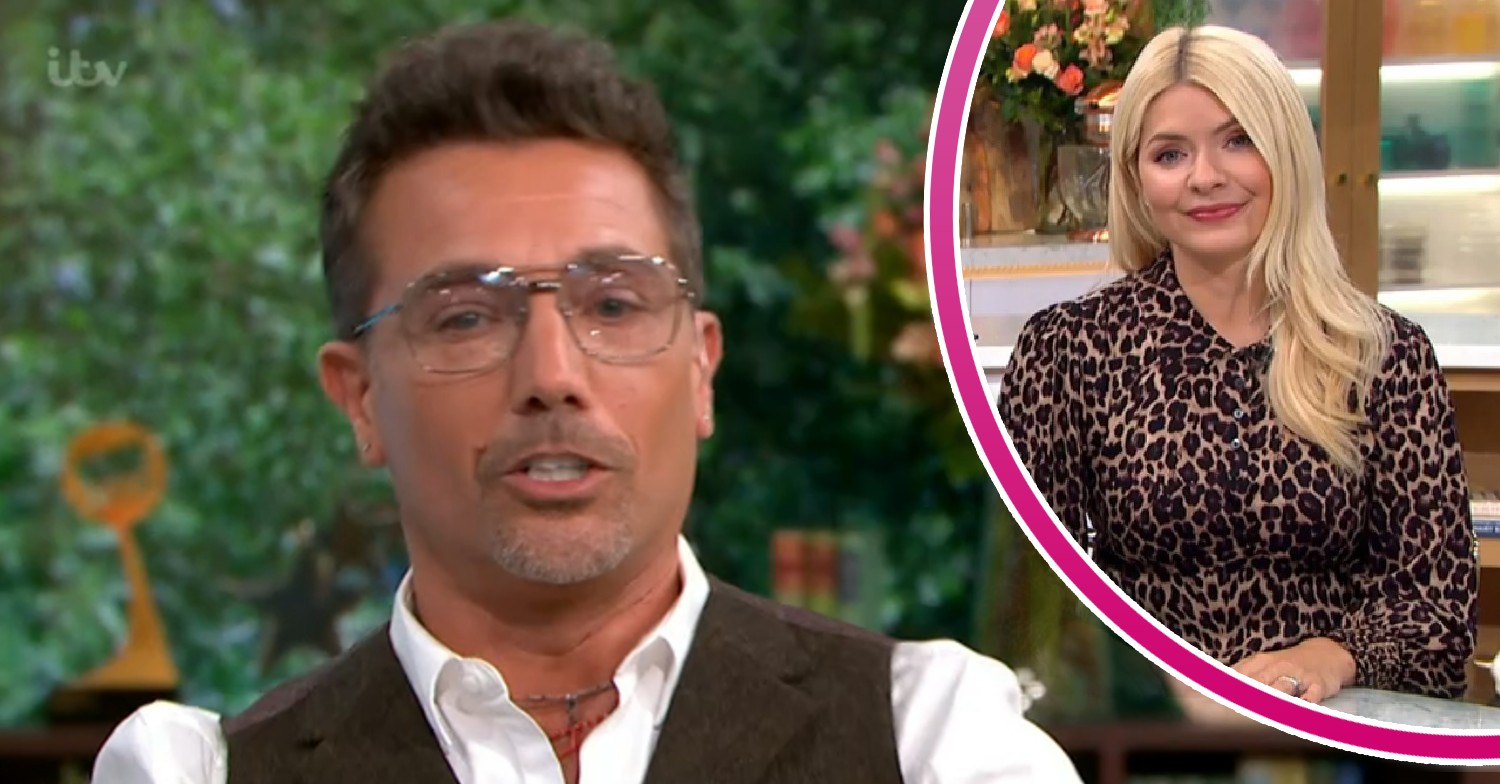 Gino D'Acampo and Holly Willoughby on This Morning today