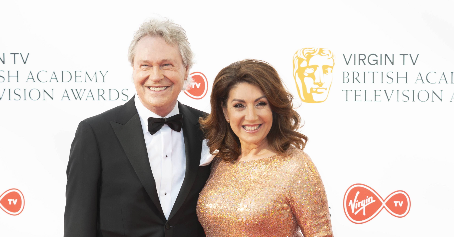 Jane and partner Eddie at the BAFTA's