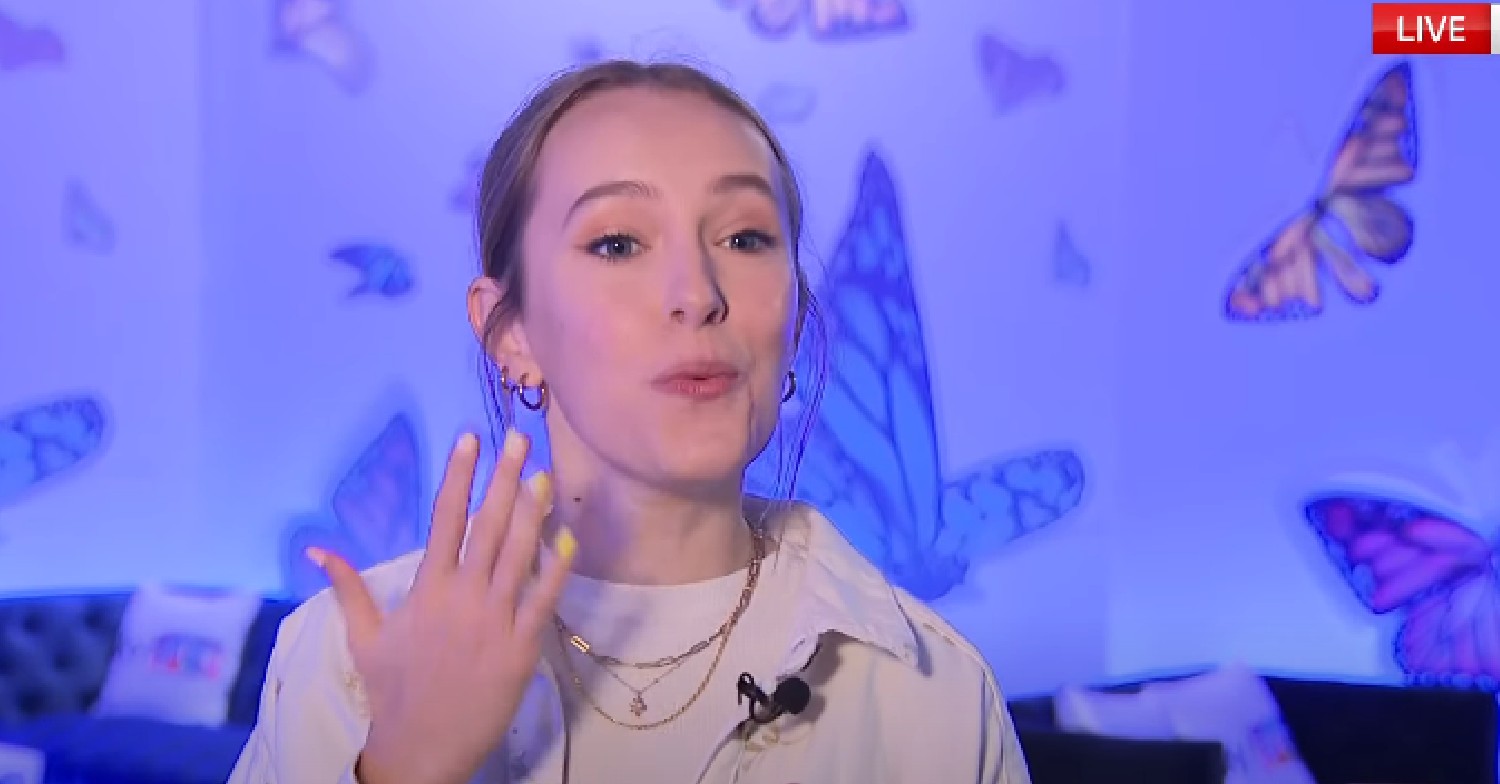 Strictly star Rose Ayling-Ellis speaking on Sky News