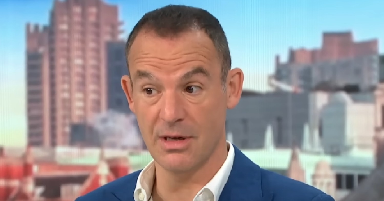Money expert Martin Lewis looking serious on GMB
