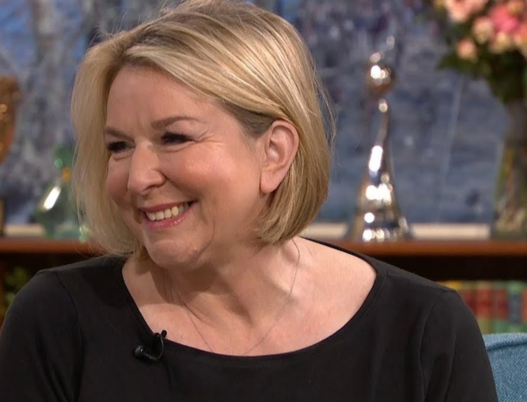 Fern Britton on This Morning smiling