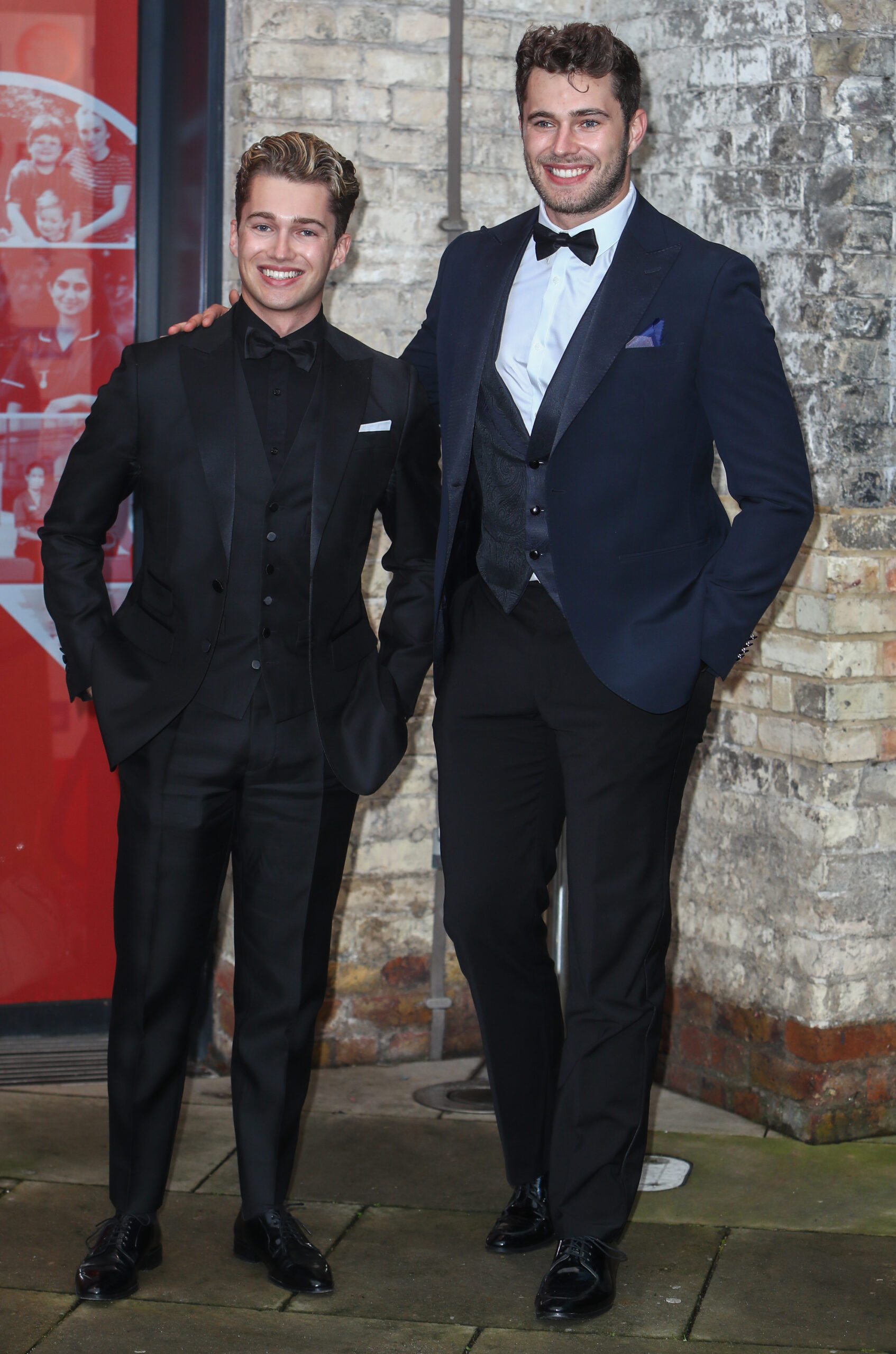 AJ and Curtis Pritchard posing together