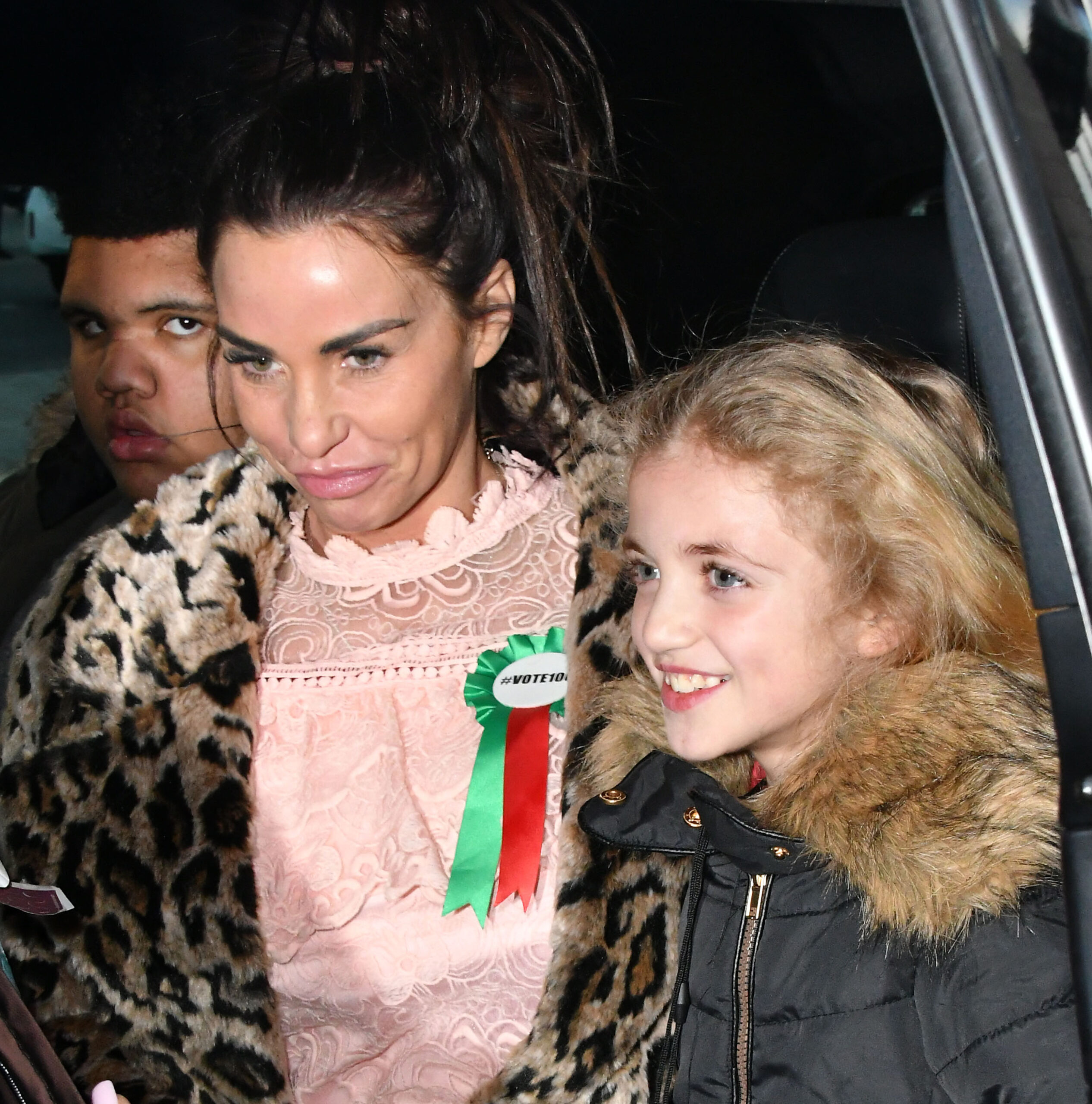 Katie Price and her son Harvey Price togethe