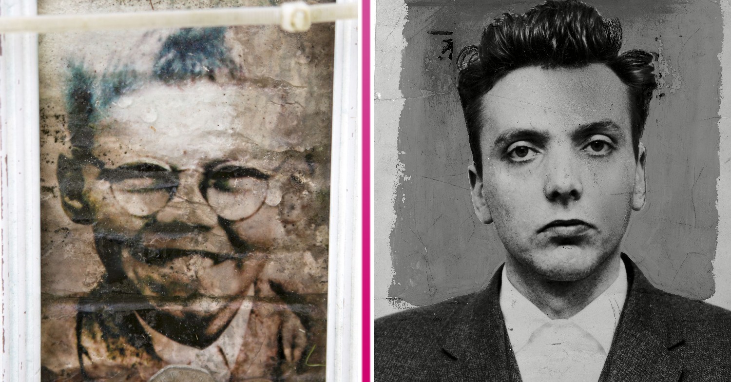 Moors Murders victim Keith Bennett smiling as a child and serial killer Ian Brady