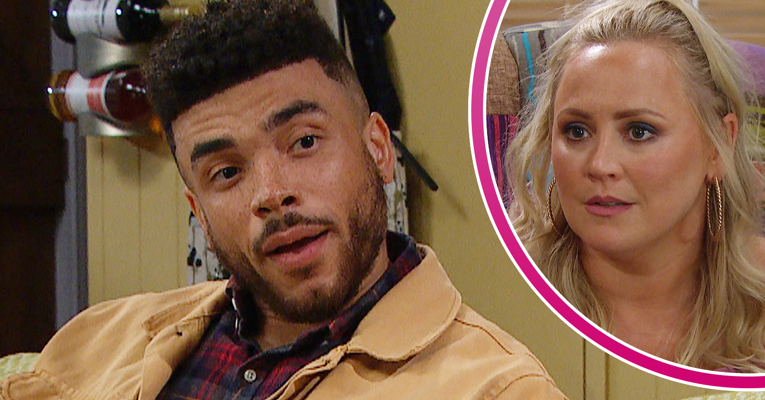 Emmerdale Nate and Tracy at Vanessa's house rekindling their connection