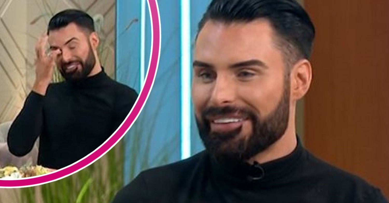 Rylan Clark on Lorraine today crying