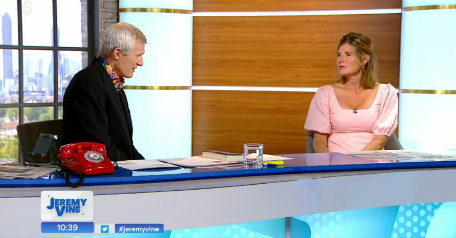 Jeremy Vine speaking to Amanda Owen on the Jeremy Vine Show