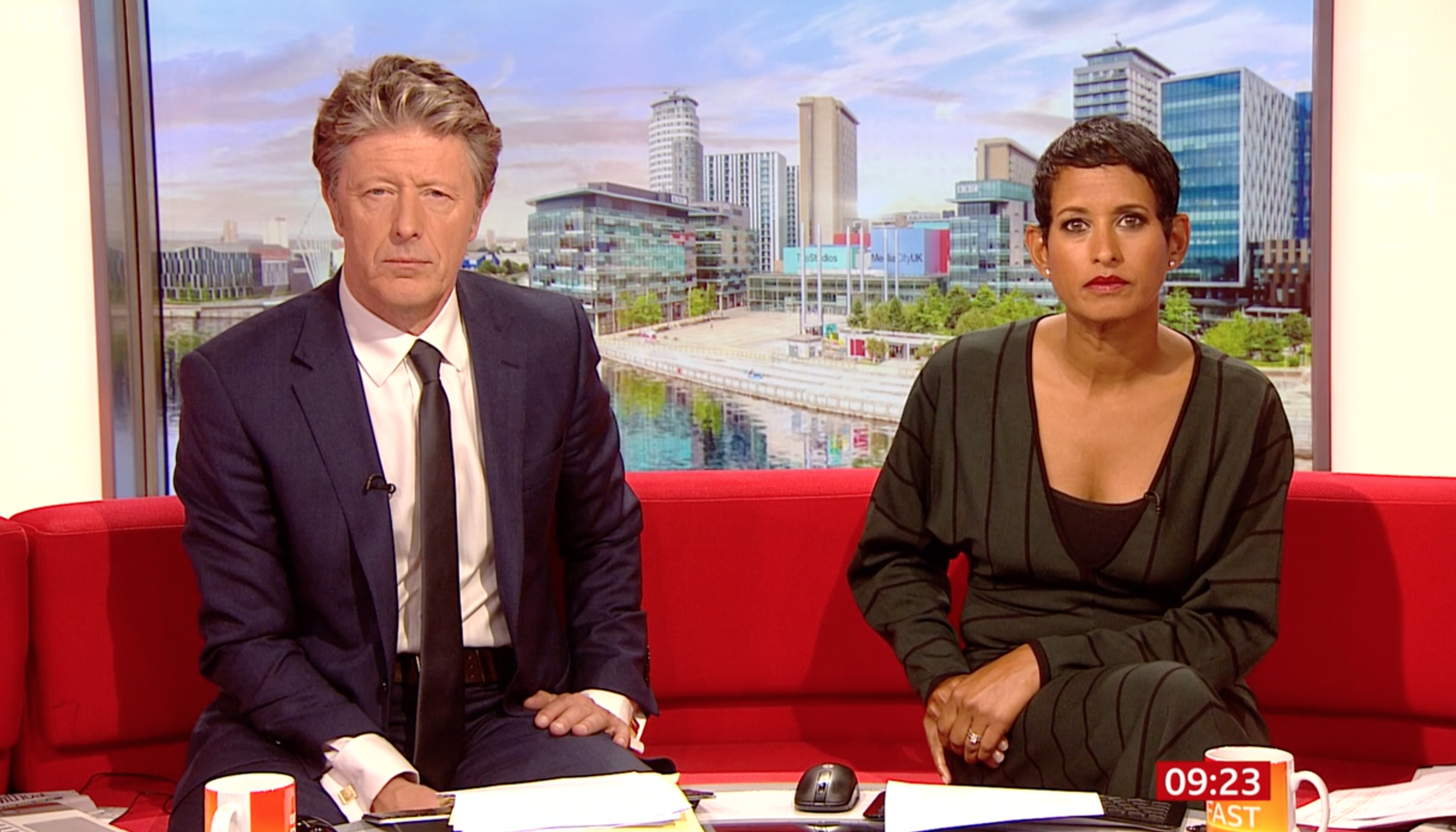 Charlie Stayt and Naga Munchetty on BBC Breakfast