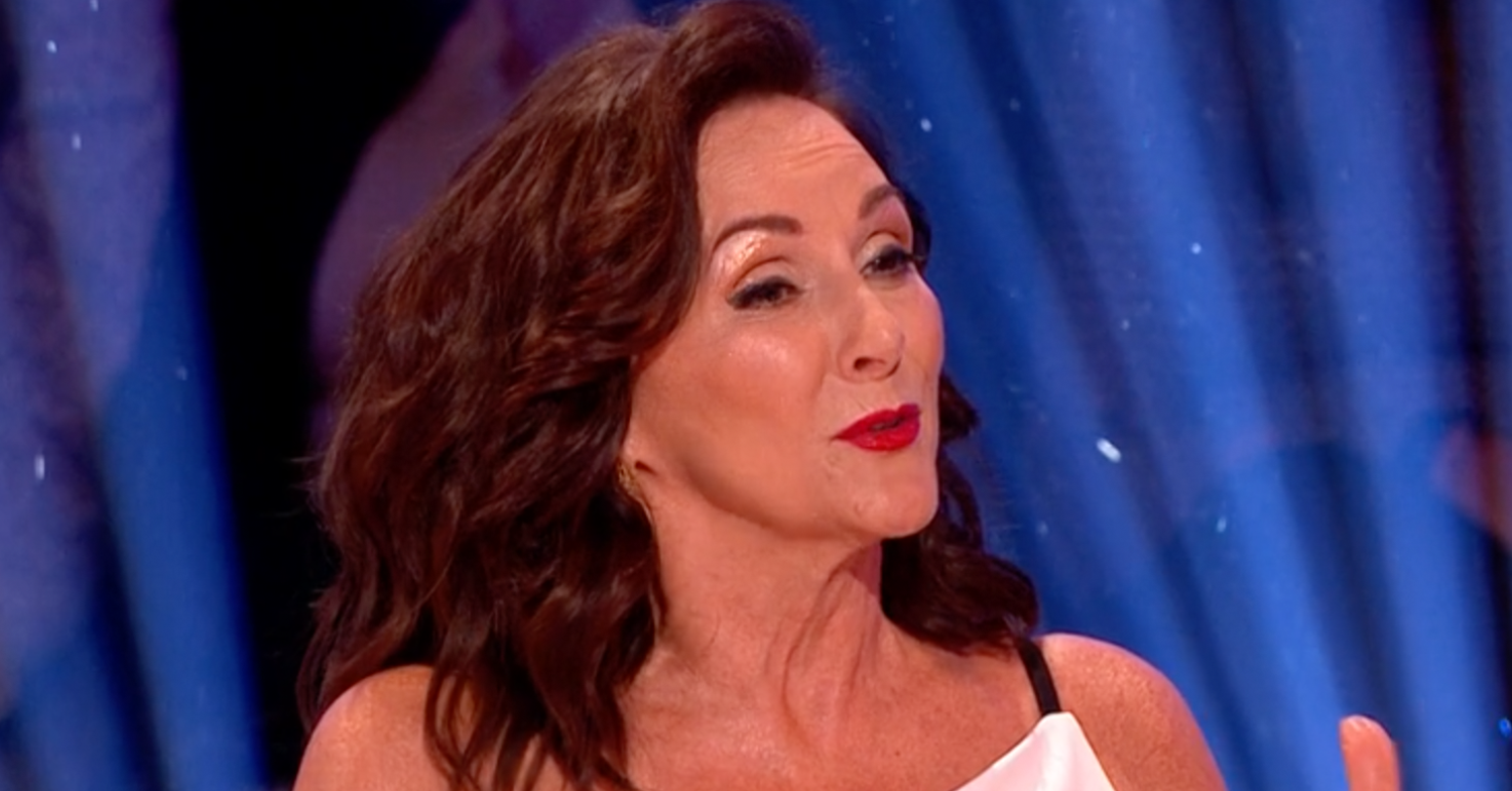 Shirley Ballas judging on Strictly