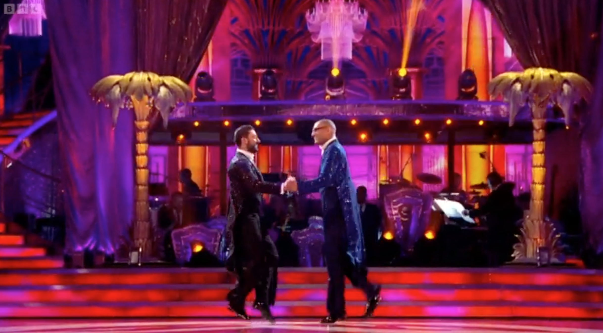 Giovanni and Richie dancing